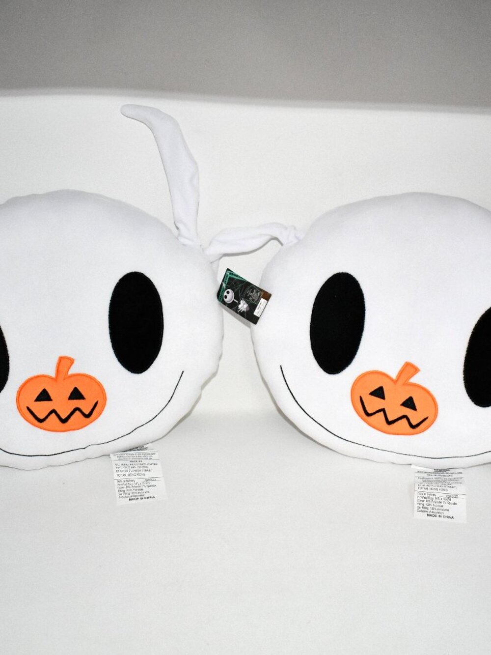 Disney Nightmare Before Christmas Jack Skellington Plush Pillows Set of 2 NWT